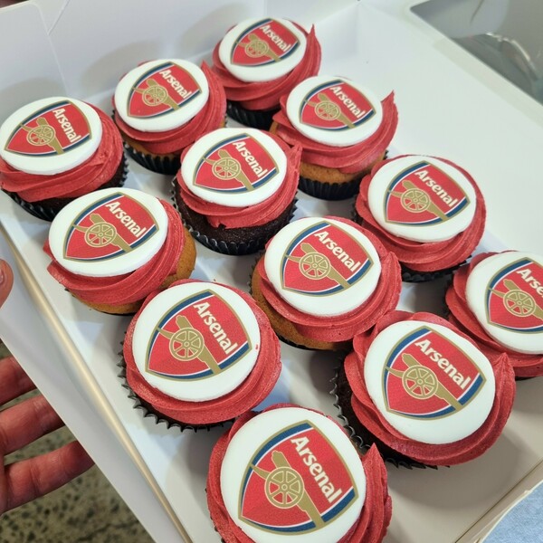 Arsenal Cupcakes