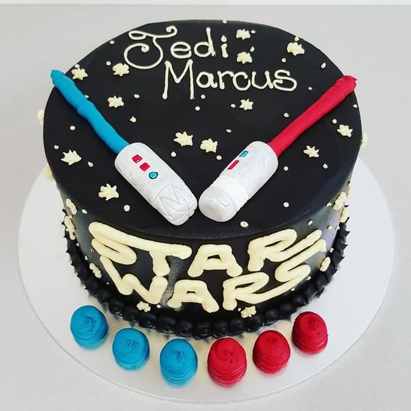 Jedi Lightsaber Cake