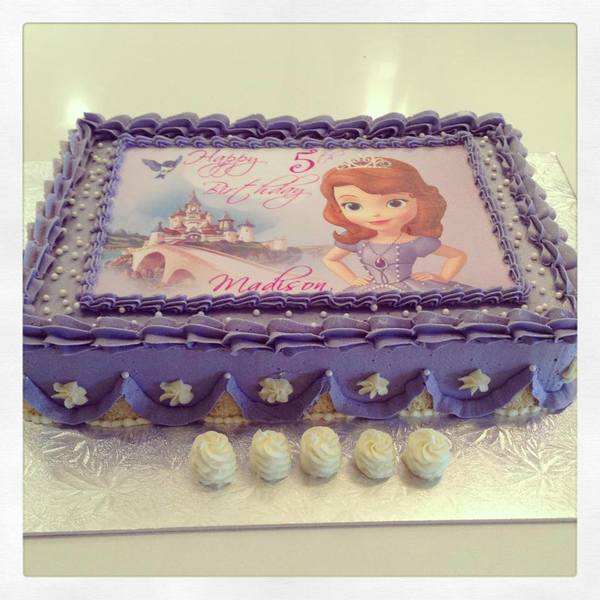 Rectangle Princess Sofia Cake